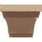 Ekena Millwork 4"W x 8"D x 4"H Wide Pescadero Rough Cedar Woodgrain TimberThane Corbel, Primed Tan CORUR04X08X04PECRCPR - alternate 2